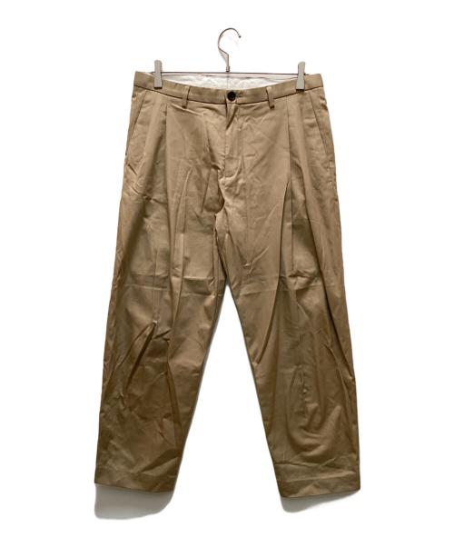 ALMW by WAIPER（アーミー バイ ワイパー）ALMW by WAIPER (アーミー バイ ワイパー) 変形M-52深入りツータック スラックス ベージュ サイズ:Lの古着・服飾アイテム