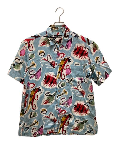ISSEY MIYAKE MEN（イッセイミヤケメン）ISSEY MIYAKE MEN (イッセイミヤケメン) アロハシャツ ブルー サイズ:1の古着・服飾アイテム