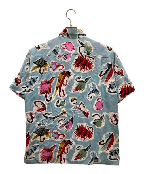 ISSEY MIYAKE MEN（イッセイミヤケメン）ISSEY MIYAKE MEN (イッセイミヤケメン) アロハシャツ ブルー サイズ:1の古着・服飾アイテム