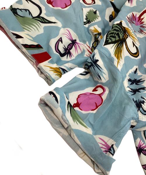 ISSEY MIYAKE MEN（イッセイミヤケメン）ISSEY MIYAKE MEN (イッセイミヤケメン) アロハシャツ ブルー サイズ:1の古着・服飾アイテム