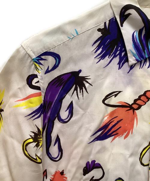 ISSEY MIYAKE MEN（イッセイミヤケメン）ISSEY MIYAKE MEN (イッセイミヤケメン) アロハシャツ ホワイト×イエロー サイズ:1の古着・服飾アイテム