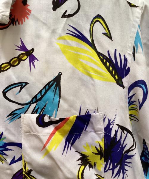 ISSEY MIYAKE MEN（イッセイミヤケメン）ISSEY MIYAKE MEN (イッセイミヤケメン) アロハシャツ ホワイト×イエロー サイズ:1の古着・服飾アイテム