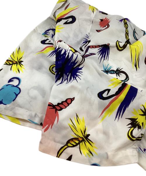 ISSEY MIYAKE MEN（イッセイミヤケメン）ISSEY MIYAKE MEN (イッセイミヤケメン) アロハシャツ ホワイト×イエロー サイズ:1の古着・服飾アイテム