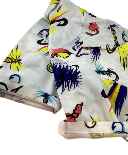 ISSEY MIYAKE MEN（イッセイミヤケメン）ISSEY MIYAKE MEN (イッセイミヤケメン) アロハシャツ ホワイト×イエロー サイズ:1の古着・服飾アイテム