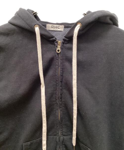 RHC Ron Herman（アールエイチシー ロンハーマン）RHC Ron Herman (アールエイチシー ロンハーマン) ダブルジップパーカー ブラック サイズ:Mの古着・服飾アイテム