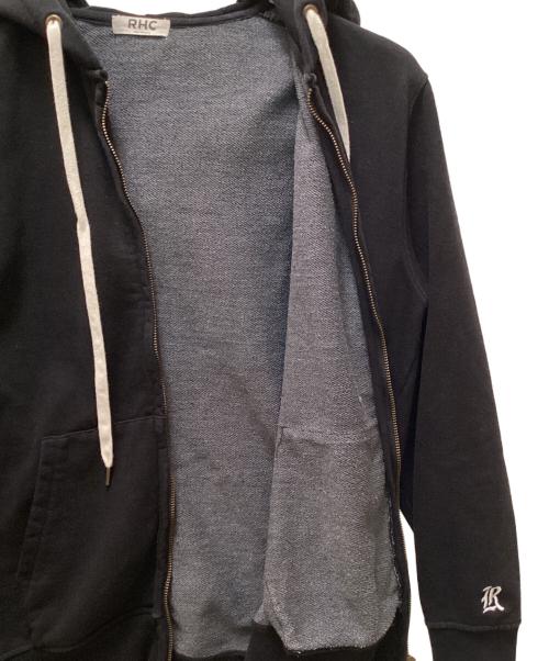 RHC Ron Herman（アールエイチシー ロンハーマン）RHC Ron Herman (アールエイチシー ロンハーマン) ダブルジップパーカー ブラック サイズ:Mの古着・服飾アイテム
