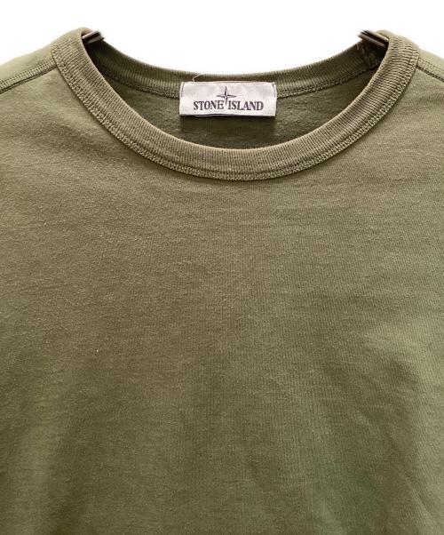 STONE ISLAND（ストーンアイランド）STONE ISLAND (ストーンアイランド) ガーゼコットンジャージー グリーン サイズ:Sの古着・服飾アイテム