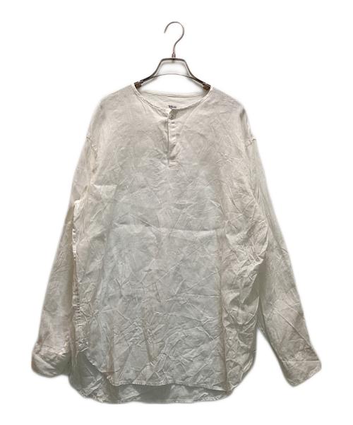 Ron Herman（ロンハーマン）Ron Herman (ロンハーマン) ヘンププルオーバーシャツ ホワイト サイズ:Sの古着・服飾アイテム
