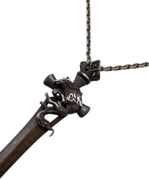 WOLFMAN B.R.S（ウルフマンＢＲＳ）WOLFMAN B.R.S (ウルフマンＢＲＳ) ホワイトファングロングブレードペンダント シルバーの古着・服飾アイテム