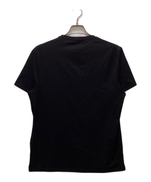 PRADA（プラダ）PRADA (プラダ) トライアングルロゴ刺繍Tシャツ ブラック サイズ:Lの古着・服飾アイテム