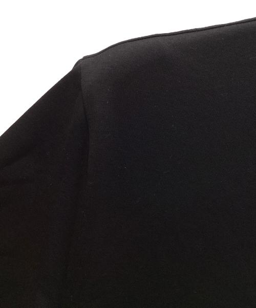 PRADA（プラダ）PRADA (プラダ) トライアングルロゴ刺繍Tシャツ ブラック サイズ:Lの古着・服飾アイテム
