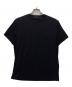 PRADA（プラダ）の古着「トライアングルロゴ刺繍Tシャツ」｜ブラック