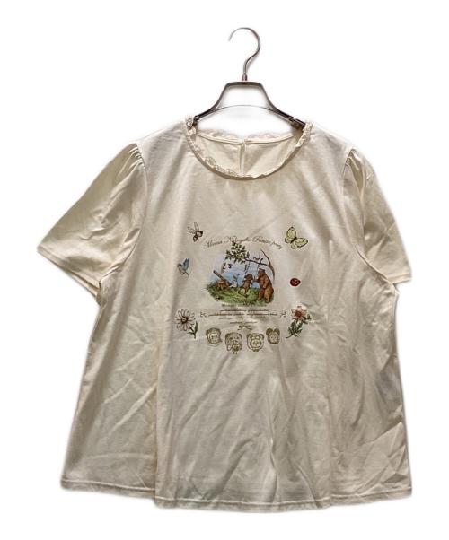 yukiemon（ユキエモン）yukiemon (ユキエモン) チャッピーフレアT アイボリー サイズ:3Lの古着・服飾アイテム