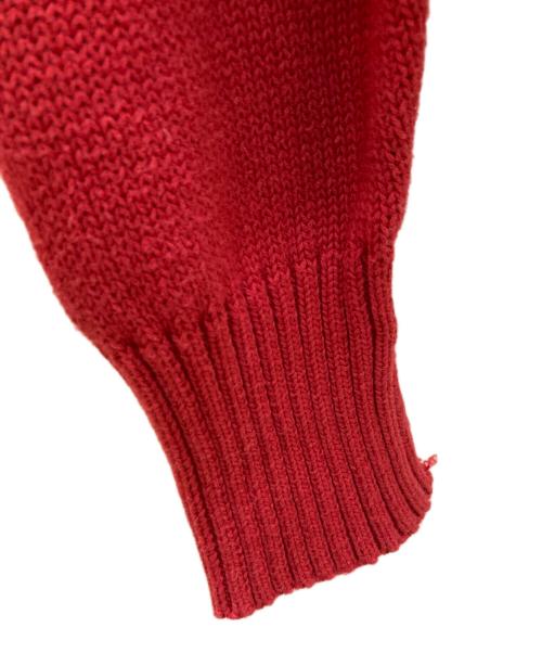 POLO RALPH LAUREN（ポロ・ラルフローレン）POLO RALPH LAUREN (ポロ・ラルフローレン) クルーネックニット レッド サイズ:Lの古着・服飾アイテム