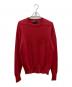 POLO RALPH LAUREN（ポロ・ラルフローレン）の古着「クルーネックニット」｜レッド