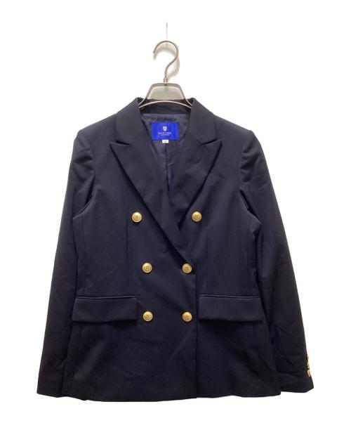 BLUE LABEL CRESTBRIDGE（ブルーレーベルクレストブリッジ）BLUE LABEL CRESTBRIDGE (ブルーレーベルクレストブリッジ) ストレッチギャバ ブレザージャケット ネイビー サイズ:36の古着・服飾アイテム