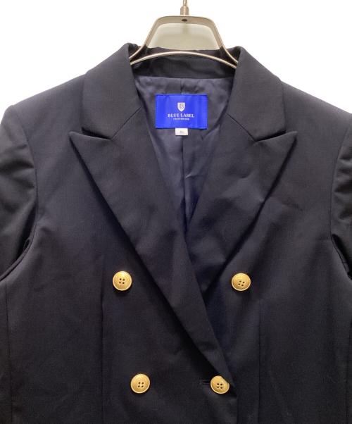 BLUE LABEL CRESTBRIDGE（ブルーレーベルクレストブリッジ）BLUE LABEL CRESTBRIDGE (ブルーレーベルクレストブリッジ) ストレッチギャバ ブレザージャケット ネイビー サイズ:36の古着・服飾アイテム