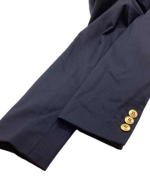 BLUE LABEL CRESTBRIDGE（ブルーレーベルクレストブリッジ）BLUE LABEL CRESTBRIDGE (ブルーレーベルクレストブリッジ) ストレッチギャバ ブレザージャケット ネイビー サイズ:36の古着・服飾アイテム