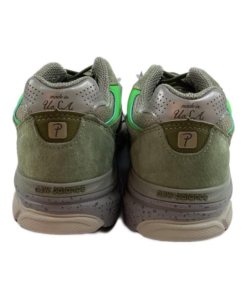 NEW BALANCE（ニューバランス）NEW BALANCE (ニューバランス) Patta (パタ) 990 V3 ローカットスニーカー グレー×グリーン サイズ:UK10 1/2 未使用品の古着・服飾アイテム