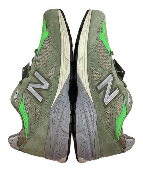 NEW BALANCE（ニューバランス）NEW BALANCE (ニューバランス) Patta (パタ) 990 V3 ローカットスニーカー グレー×グリーン サイズ:UK10 1/2 未使用品の古着・服飾アイテム