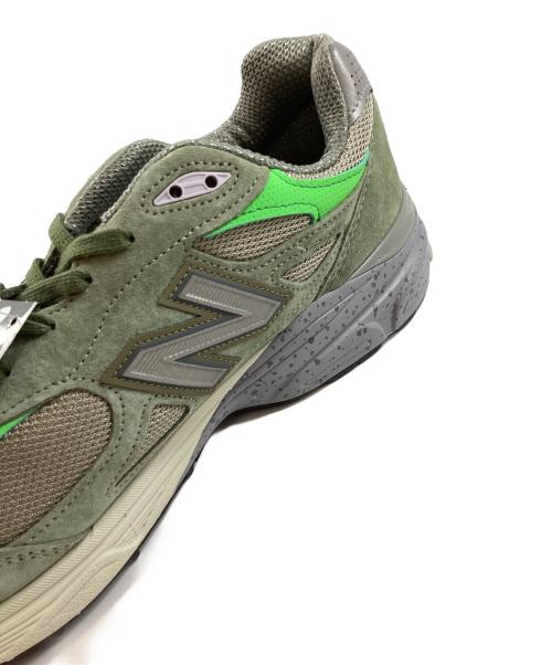 NEW BALANCE（ニューバランス）NEW BALANCE (ニューバランス) Patta (パタ) 990 V3 ローカットスニーカー グレー×グリーン サイズ:UK10 1/2 未使用品の古着・服飾アイテム
