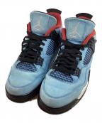 NIKE×Travis Scottナイキ×トラヴィススコット）の古着「エア ジョーダン 4 レトロ カクタスジャック」｜ブルー