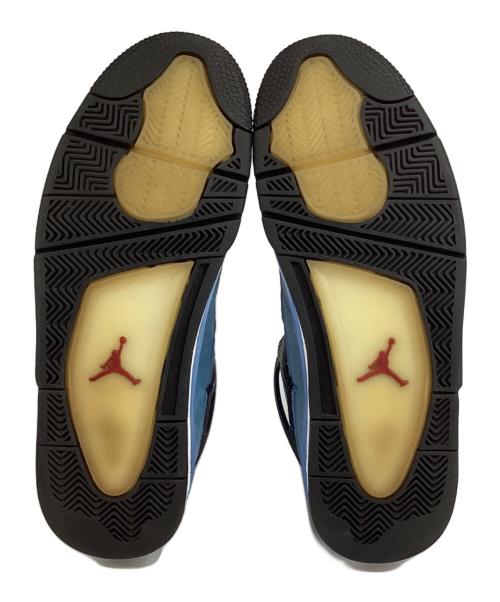 NIKE（ナイキ）NIKE (ナイキ) Travis Scott (トラヴィス・スコット) エア ジョーダン 4 レトロ カクタスジャック ブルー サイズ:29.5の古着・服飾アイテム