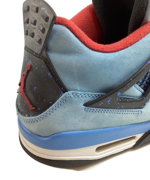 NIKE（ナイキ）NIKE (ナイキ) Travis Scott (トラヴィス・スコット) エア ジョーダン 4 レトロ カクタスジャック ブルー サイズ:29.5の古着・服飾アイテム