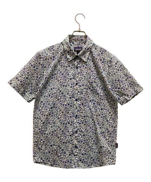 Patagonia（パタゴニア）Patagonia (パタゴニア) ゴー・トゥ・シャツ ホワイト×ブルー サイズ:XSの古着・服飾アイテム