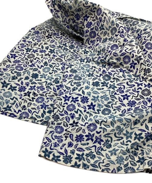 Patagonia（パタゴニア）Patagonia (パタゴニア) ゴー・トゥ・シャツ ホワイト×ブルー サイズ:XSの古着・服飾アイテム