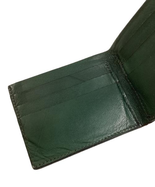JUTTA NEUMANN（ユッタニューマン）JUTTA NEUMANN (ユッタニューマン) 二つ折り札入れ グリーンの古着・服飾アイテム