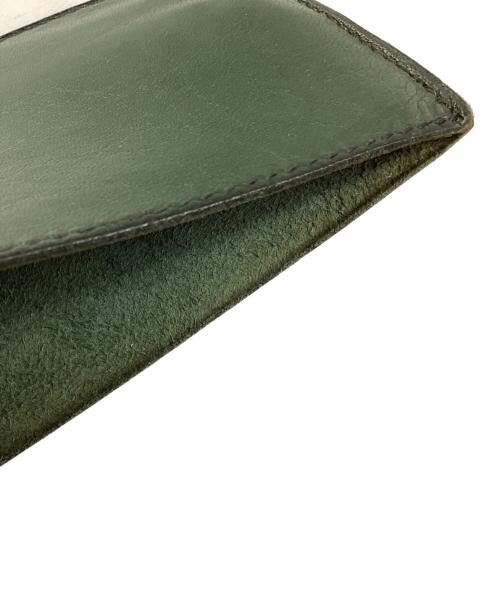 JUTTA NEUMANN（ユッタニューマン）JUTTA NEUMANN (ユッタニューマン) 二つ折り札入れ グリーンの古着・服飾アイテム