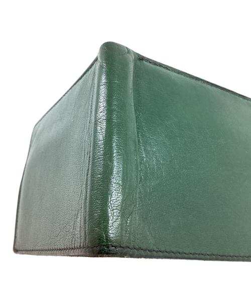 JUTTA NEUMANN（ユッタニューマン）JUTTA NEUMANN (ユッタニューマン) 二つ折り札入れ グリーンの古着・服飾アイテム
