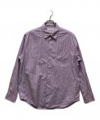 BEAUTY&YOUTHビューティーアンドユース）の古着「HI-LINE ギザ オーガニックノーブル シャツ」｜パープル