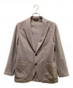 Paul Stuartポールスチュアート）の古着「コットンウールバスケットジャージジャケット」｜グレー