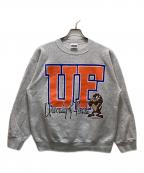 TULTEXタルテックス）の古着「90s プリントスウェット」｜グレー