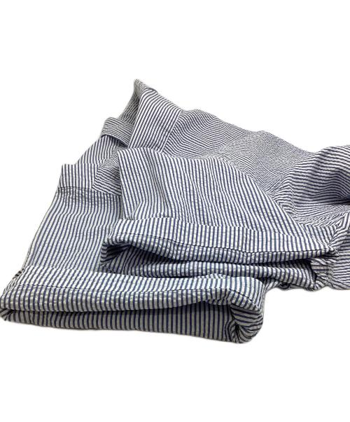 POLO RALPH LAUREN（ポロ・ラルフローレン）POLO RALPH LAUREN (ポロ・ラルフローレン) シアサッカー半袖シャツ ブルー サイズ:XXLの古着・服飾アイテム