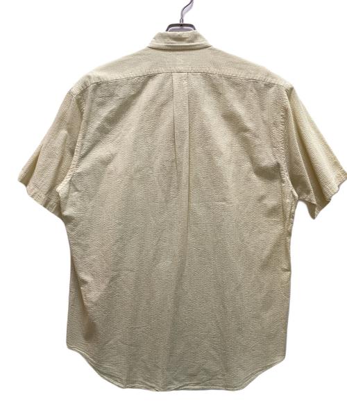 POLO RALPH LAUREN（ポロ・ラルフローレン）POLO RALPH LAUREN (ポロ・ラルフローレン) シアサッカーギンガムチェックシャツ イエロー サイズ:Lの古着・服飾アイテム