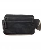 BLACK LABEL CRESTBRIDGEブラックレーベル クレストブリッジ）の古着「ボディバッグ」｜ブラック