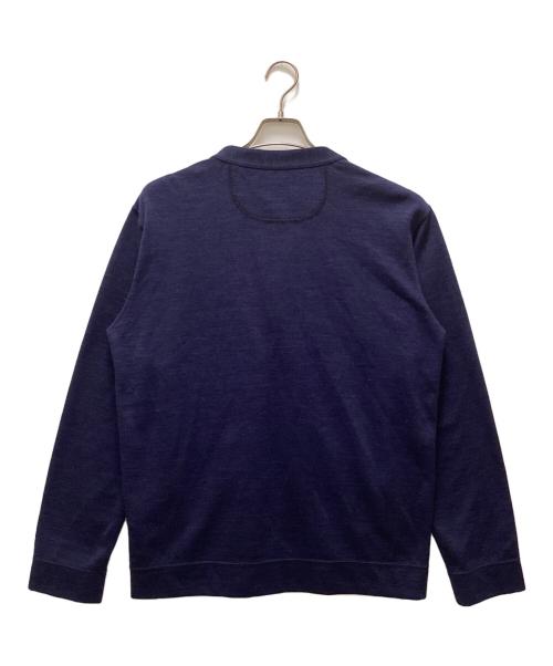 JUNYA WATANABE COMME des GARCONS（ジュンヤワタナベ コムデギャルソン）JUNYA WATANABE COMME des GARCONS ((ジュンヤワタナベ コムデギャルソン) ドッキングカーディガン ネイビー サイズ:Lの古着・服飾アイテム