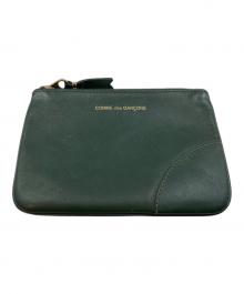 COMME des GARCONS（コムデギャルソン）の古着「レザーウォレット」｜グリーン