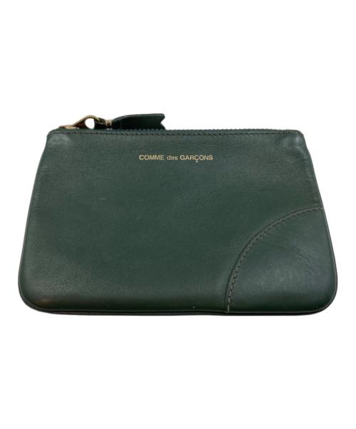 COMME des GARCONS（コムデギャルソン）COMME des GARCONS (コムデギャルソン) レザーウォレット グリーンの古着・服飾アイテム