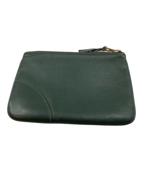 COMME des GARCONS（コムデギャルソン）COMME des GARCONS (コムデギャルソン) レザーウォレット グリーンの古着・服飾アイテム