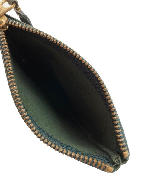 COMME des GARCONS（コムデギャルソン）COMME des GARCONS (コムデギャルソン) レザーウォレット グリーンの古着・服飾アイテム