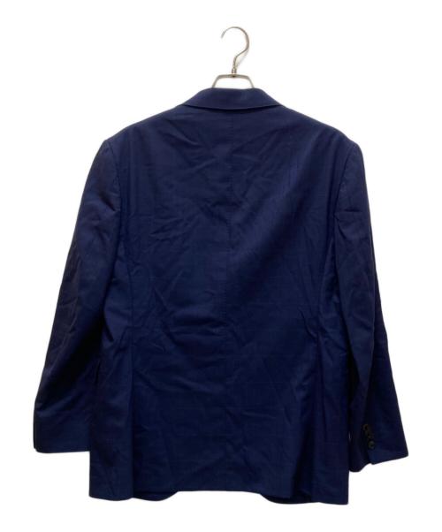 LORO PIANA（ロロピアーナ）LORO PIANA (ロロピアーナ) Sartoria Promessa (サルトリアプロメッサ) 2Bチェックセットアップスーツ ネイビー サイズ:99-88-175の古着・服飾アイテム