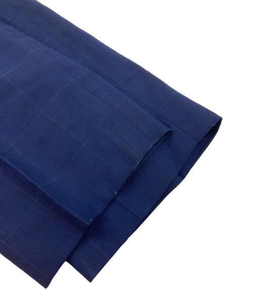 LORO PIANA（ロロピアーナ）LORO PIANA (ロロピアーナ) Sartoria Promessa (サルトリアプロメッサ) 2Bチェックセットアップスーツ ネイビー サイズ:99-88-175の古着・服飾アイテム