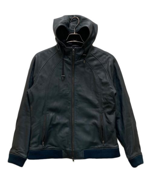 Liugoo Leathers（リューグーレザーズ）Liugoo Leathers (リューグーレザーズ) カウレザーダブルライダースジャケット ブラック サイズ:ＬＬの古着・服飾アイテム
