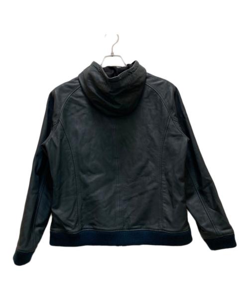 Liugoo Leathers（リューグーレザーズ）Liugoo Leathers (リューグーレザーズ) カウレザーダブルライダースジャケット ブラック サイズ:ＬＬの古着・服飾アイテム