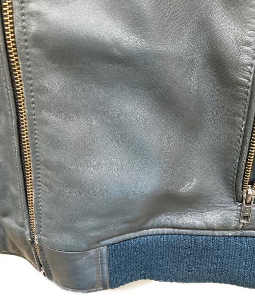 Liugoo Leathers（リューグーレザーズ）Liugoo Leathers (リューグーレザーズ) カウレザーダブルライダースジャケット ブラック サイズ:ＬＬの古着・服飾アイテム