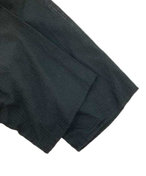 BEARDSLEY（ビアズリー）BEARDSLEY (ビアズリー) シャドーストライプティアードワンピース ブラック サイズ:FREEの古着・服飾アイテム